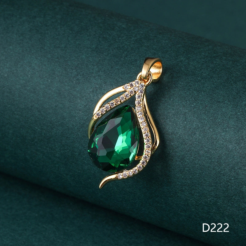 1 Piece 1-2cm Copper Zircon Geometric Jewelry Accessories Pendant