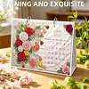 DIY 2027 Diamond Painting Calendar Art Kit Paper Desk Calendar Desktop Decoration Craft Kit
