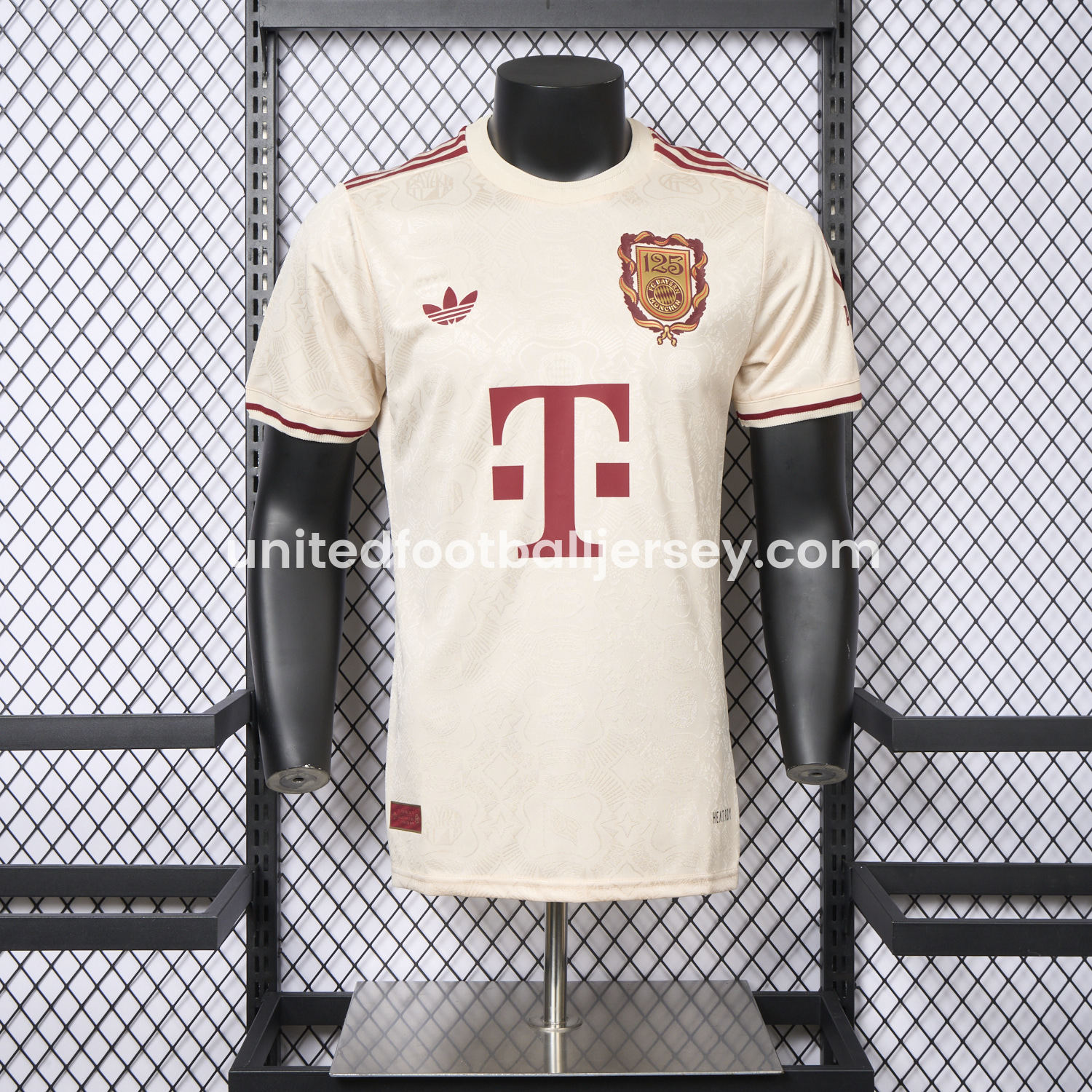 Bayern Munich 2025 Apricot 125th Anniversary Jersey - Player Version