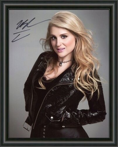 MEGHAN TRAINOR - A4 SIGNED AUTOGRAPHED Photo Poster painting POSTER  POST