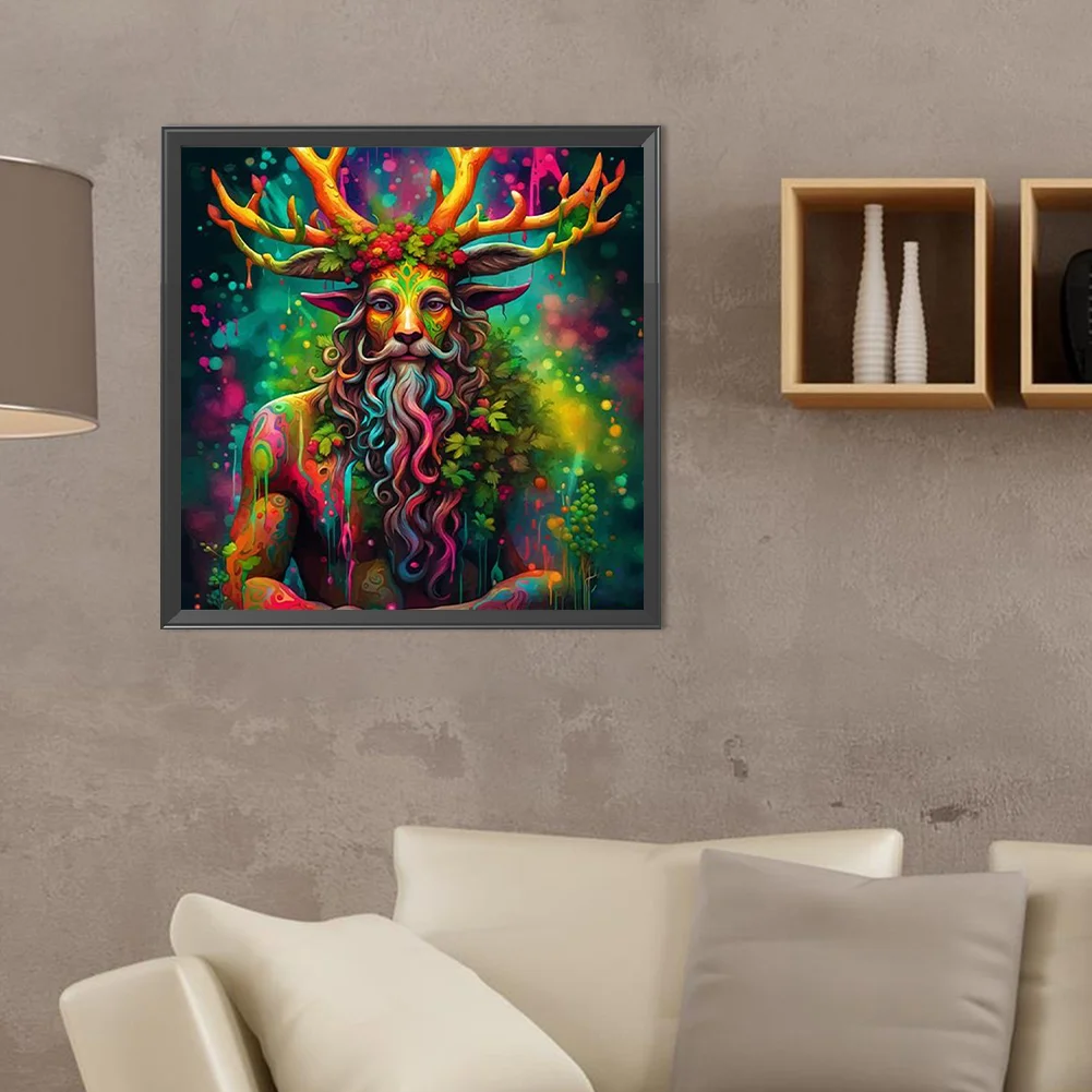 Diamond Painting - Full Round Drill - Nature Man(Canvas|40*40cm)