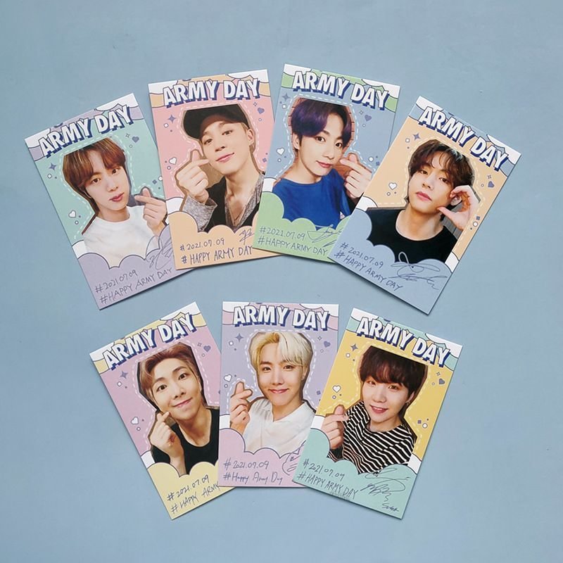 방탄소년단 ARMY Butter Polaroid Card