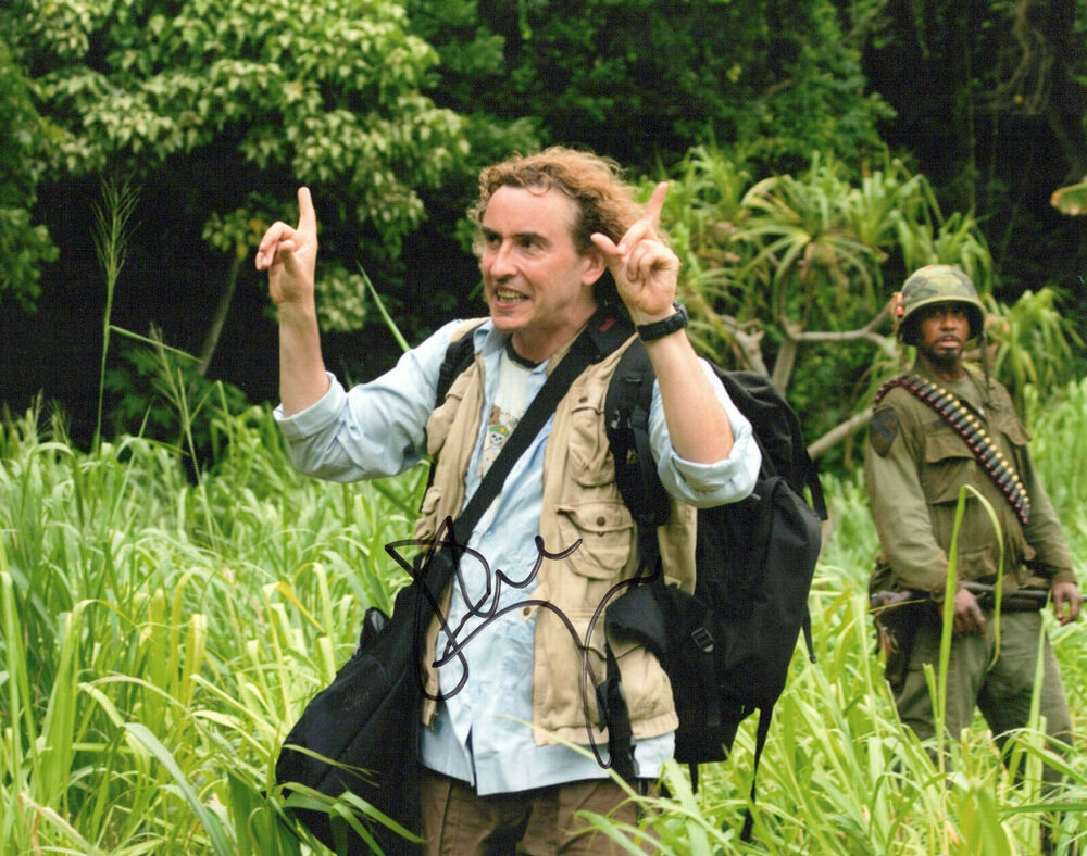 Steve Coogan Tropic Thunder autographed Photo Poster painting signed 8x10 #1 Damien Cockburn