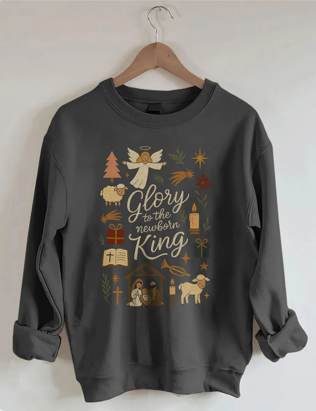 Glory To The Newborn King Sweatshirt