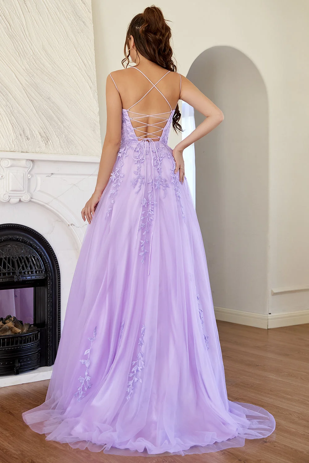 women’s lavender dress