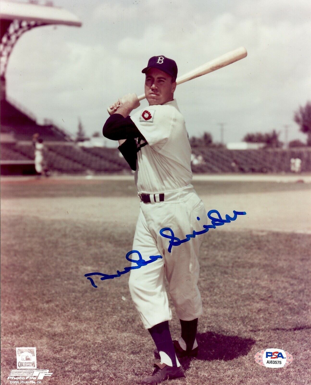 Duke Snider autographed signed 8x10 Photo Poster painting MLB Brooklyn Dodgers PSA COA Mets HOF