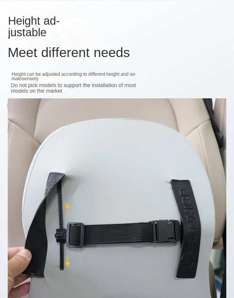 Car adjustable sleeping memory foam headrest