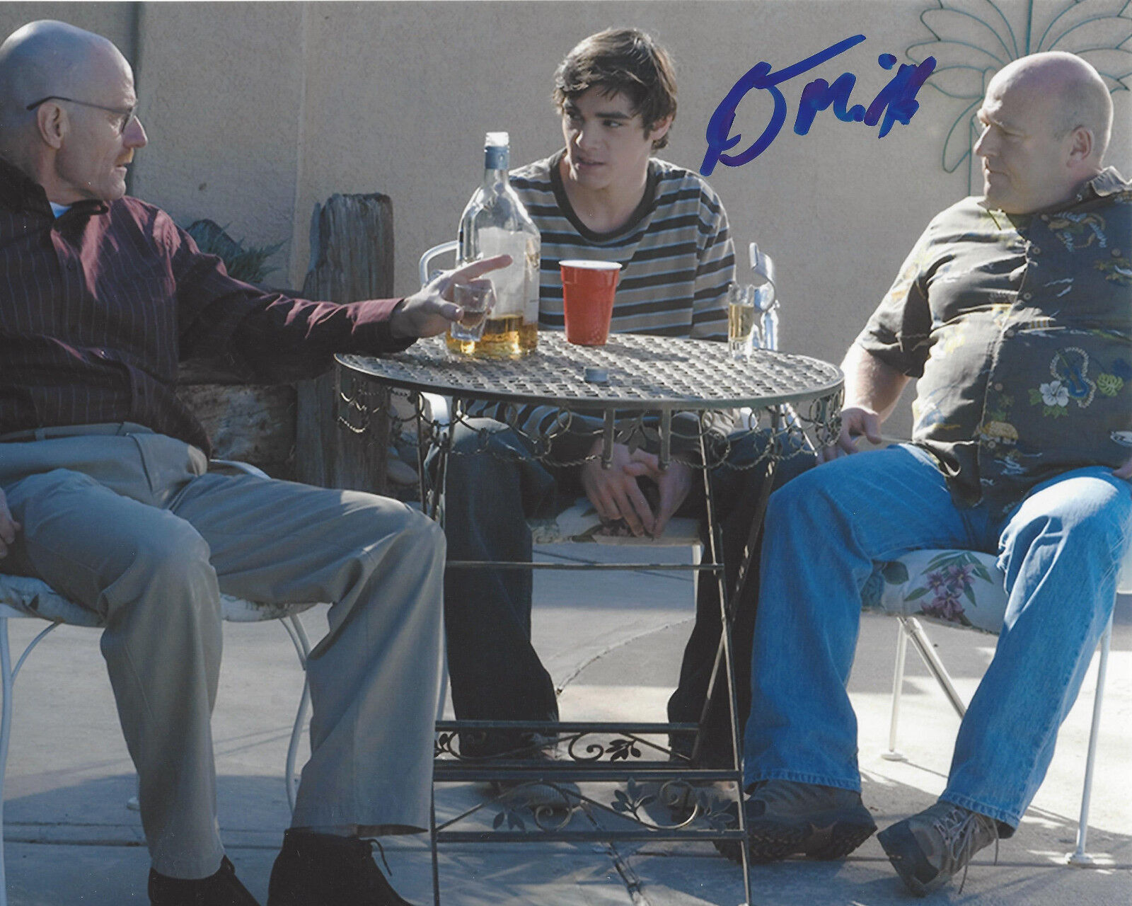 RJ MITTE SIGNED AUTHENTIC 'BREAKING BAD' WALT JR/FLYNN 8X10 Photo Poster painting F w/COA PROOF