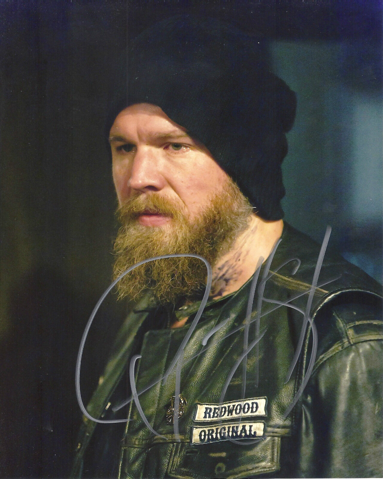 RYAN HURST 'SONS OF ANARCHY' HARRY 'OPIE' WINSTON SIGNED 8X10 PICTURE *COA 4