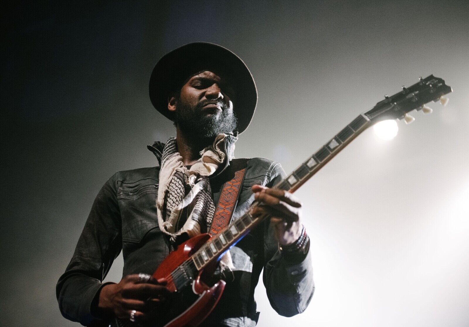 Very cool Gary Clark Jr. 8X10” Photo Poster painting, BLUES GUITAR