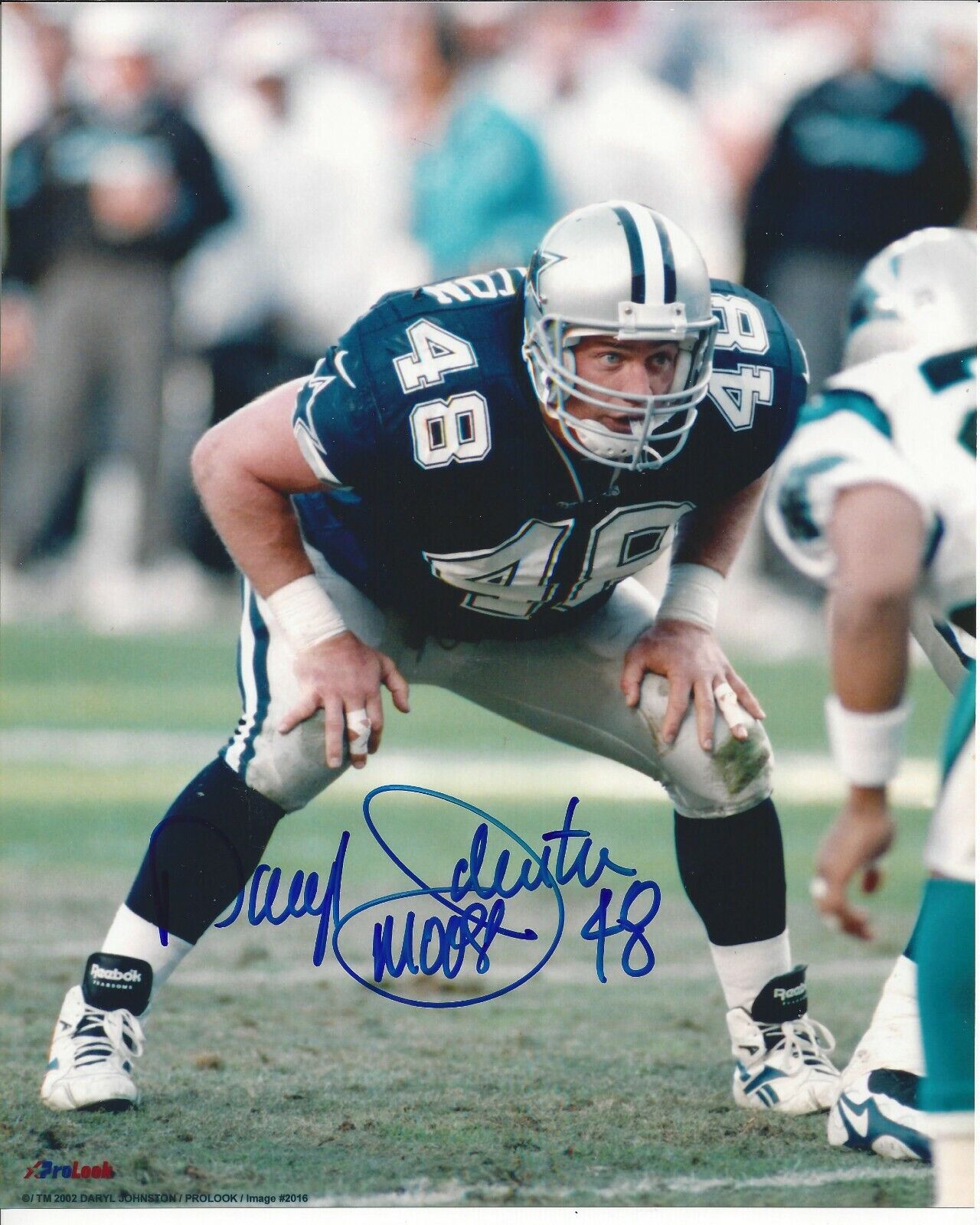 8x10 Autographed Daryl Johnston Dallas Cowboys S023