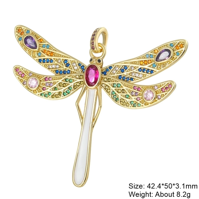 Classic Style Heart Shape Copper Plating Inlay Zircon 18k Gold Plated White Gold Plated Charms Jewelry Accessories