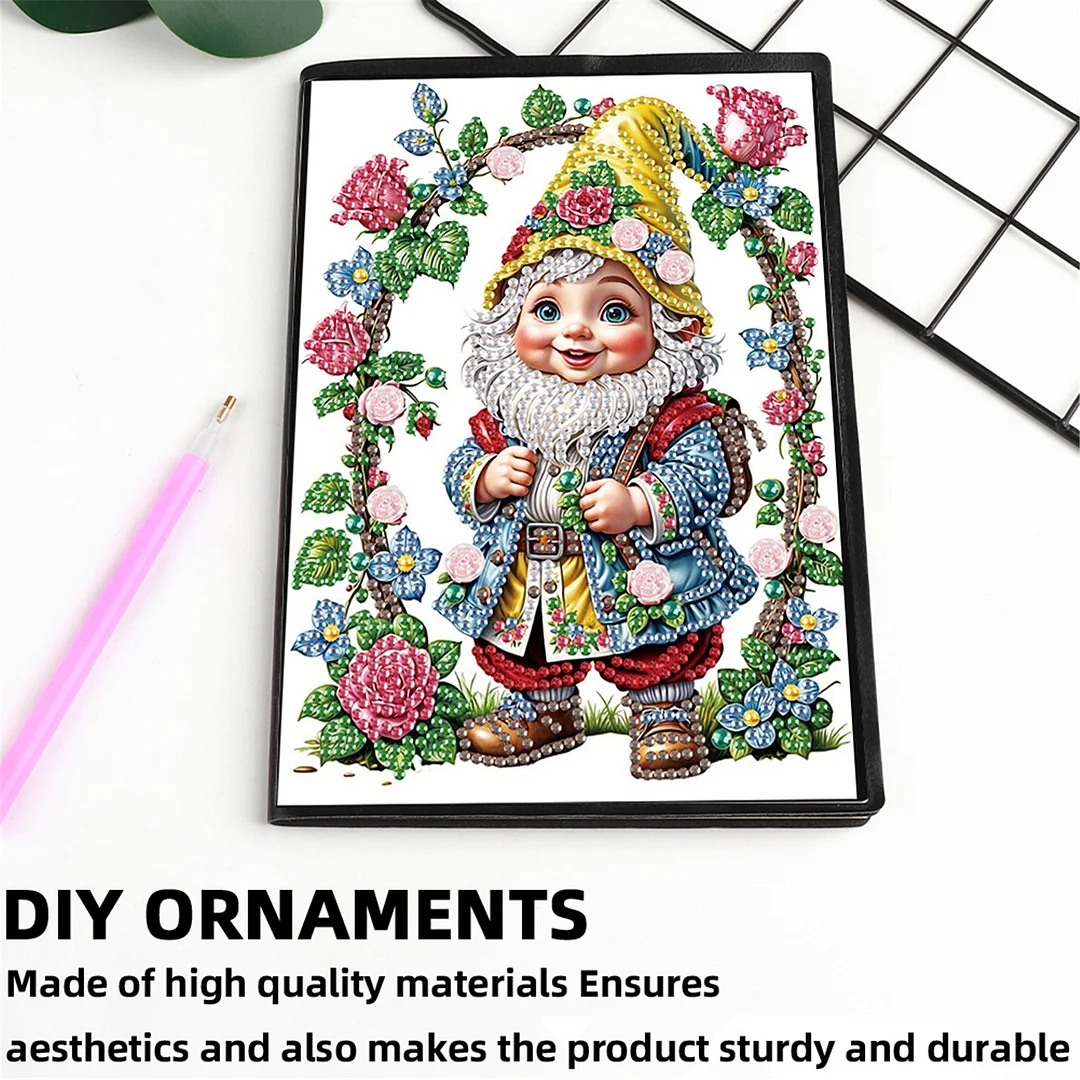 2pcs Mouse Partial DIY 50 Pages A5 Diamond Painting Notebook for Study Home
