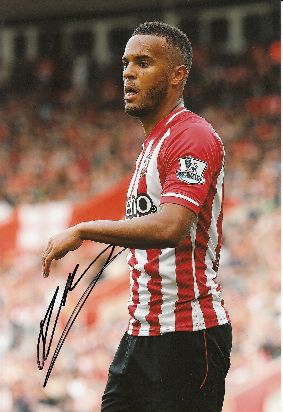 SOUTHAMPTON HAND SIGNED RYAN BERTRAND 12X8 Photo Poster painting 1.