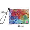 Diamond Painting Mandala Clutch PU Leather Handbag