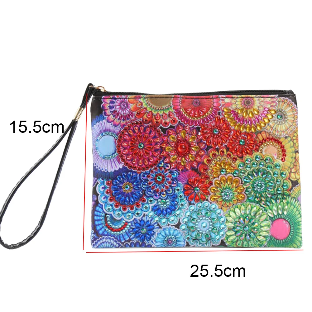 Diamond Painting Clutch DIY Special Shaped Drill PU Leather Handbag