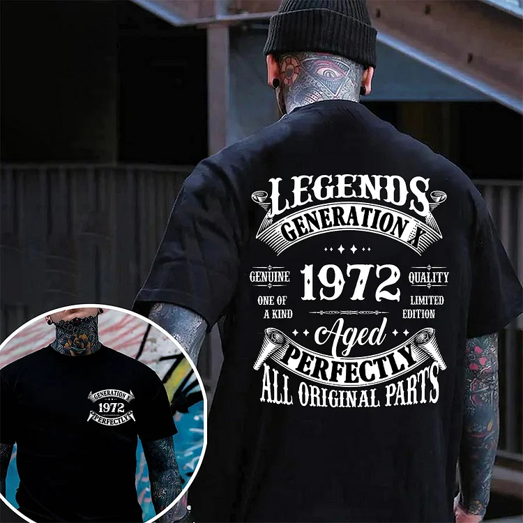 Custom Year Legends Generation T-Shirt &ndash; Aged Perfectly, All Original Parts Sweatshirt