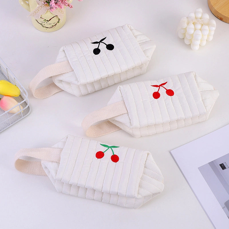Cherry Class School Korean Style Pencil Case