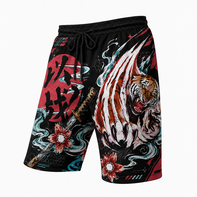 Techwear Tiger Blade Athletic Shorts