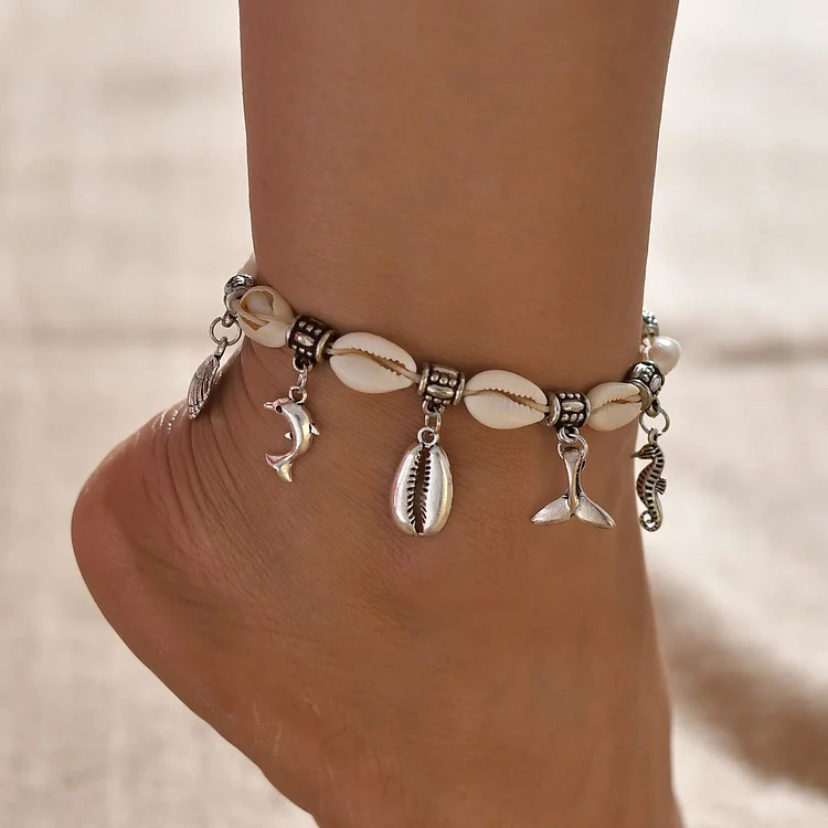 Ocean Theme Anklet Bohemia Summer Jewelry for Women Girls
