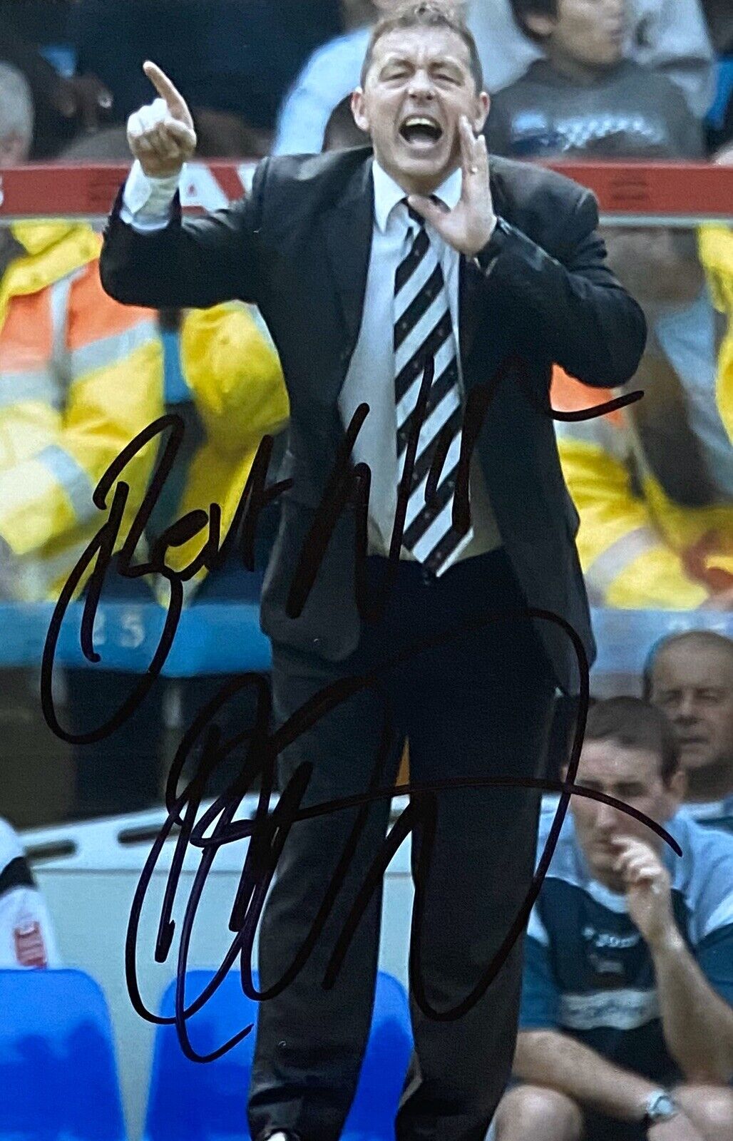 Billy Davies Genuine Hand Signed 6X4 Photo Poster painting - Derby County 2