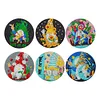 6pcs/set Wooden Diamond Painting Coaster Set