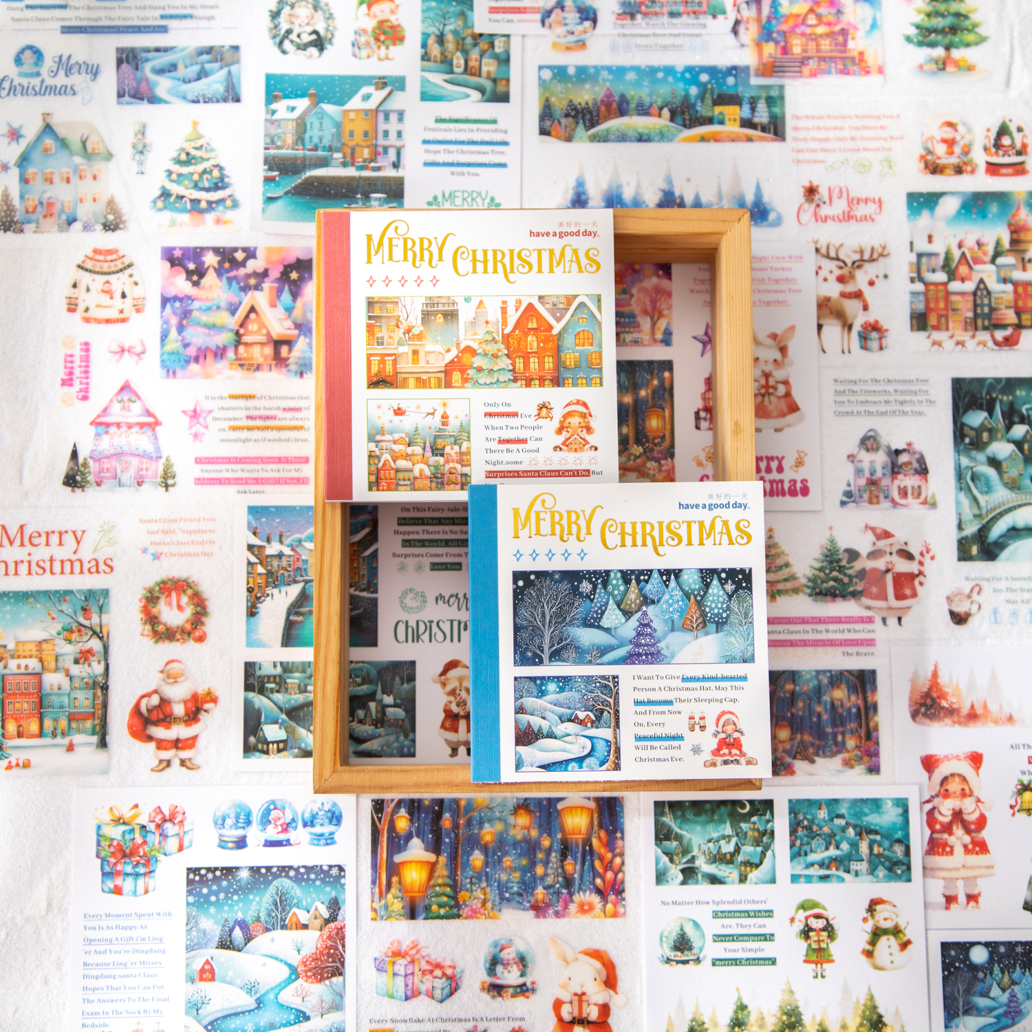 스티커북 - 크리스마스 특집 시리즈 축제 풍경