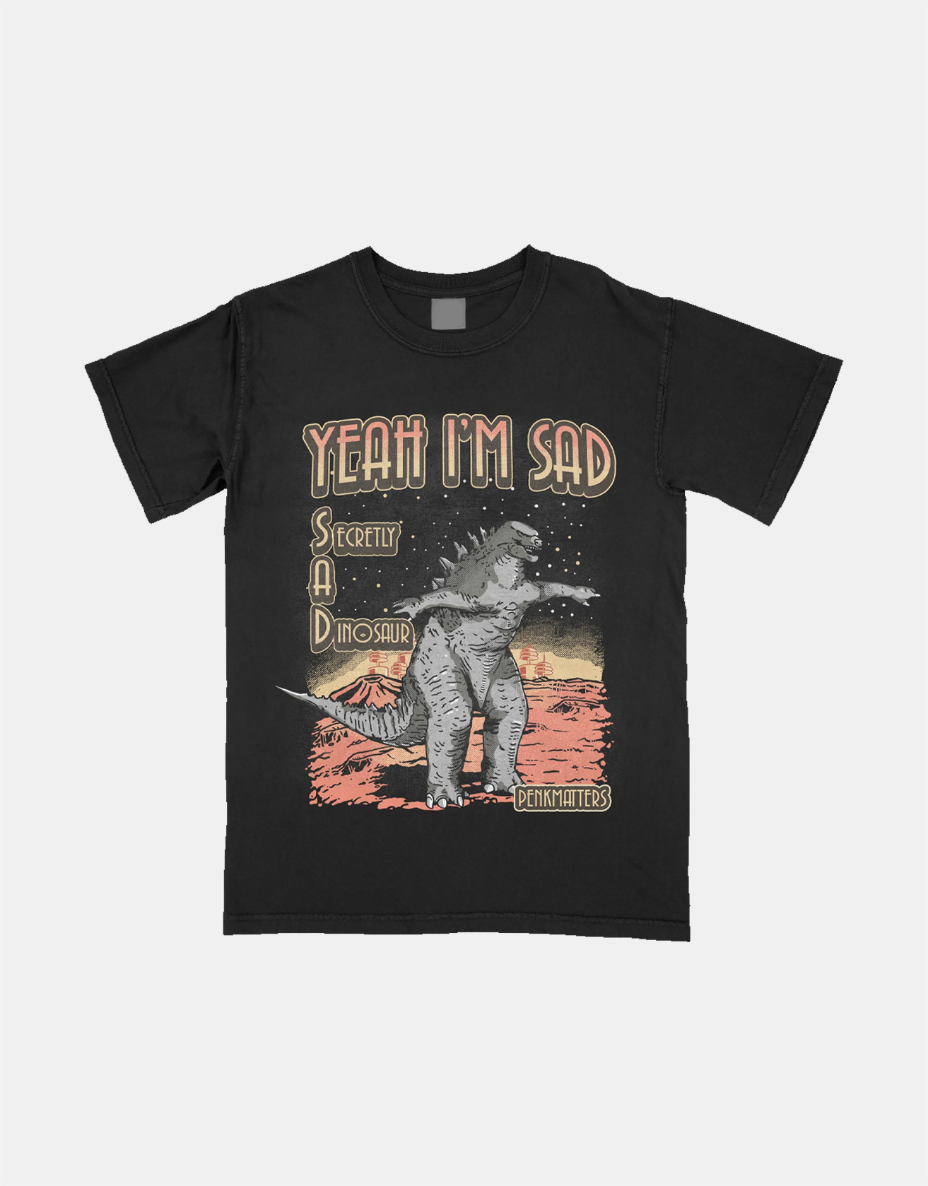 "YEAH I'M SAD" T-SHIRT / TECHWEAR CLUB / Techwear