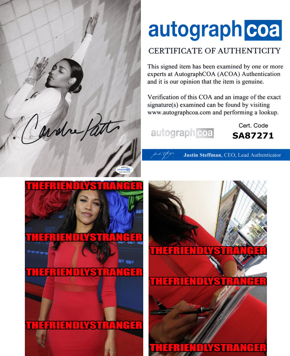 CANDICE PATTON signed Autographed 8X10 Photo Poster painting a PROOF Hot IRIS The Flash ACOA COA