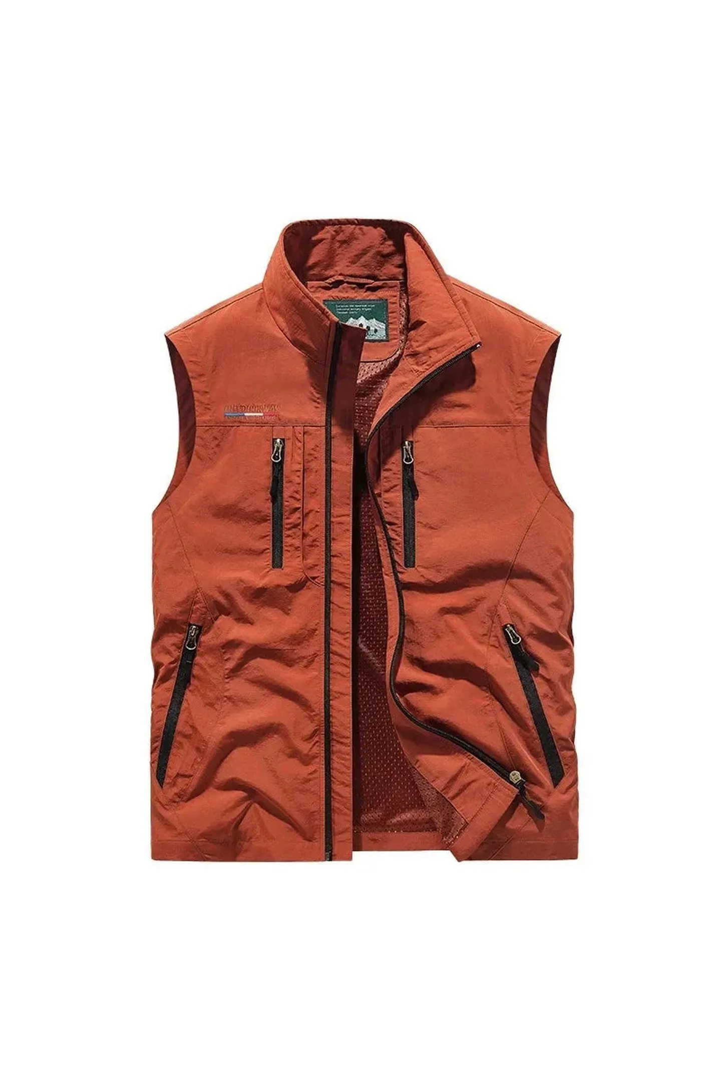 Men's Multi-Pocket Utility Gilet &ndash; Lightweight Nylon Vest