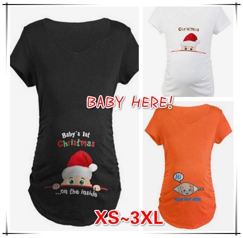 New Fashion Pregnant Maternity Casual T-Shirts Pregnancy Loose Fitting Clothes - Shop Trendy Women's Clothing | LoverChic