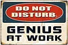 4pcs - Warning Vintage Metal Signs(12*16Inch)  
