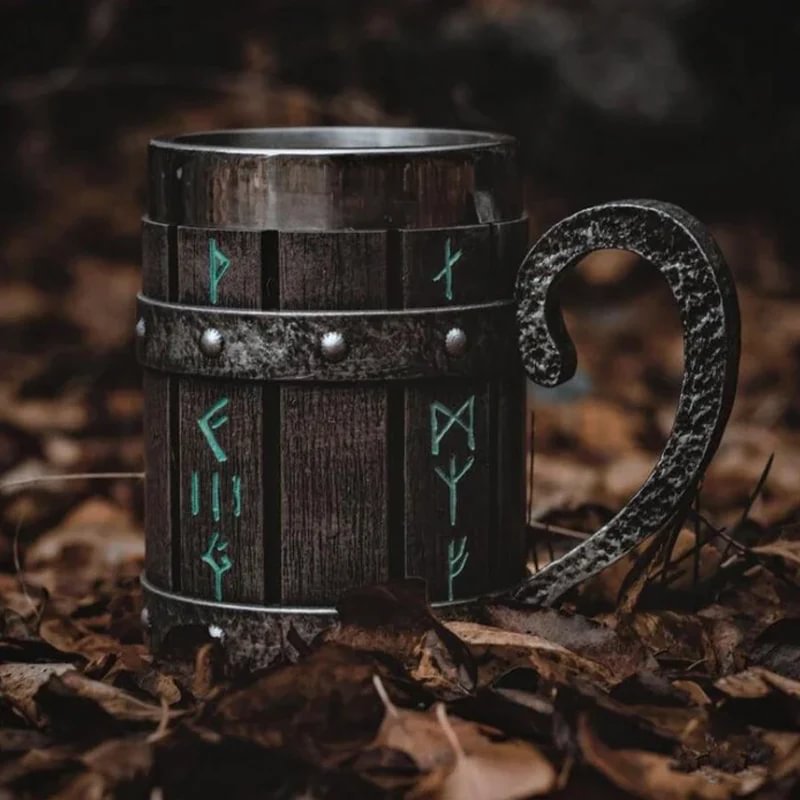 Nordic Rune Beer Tankard
