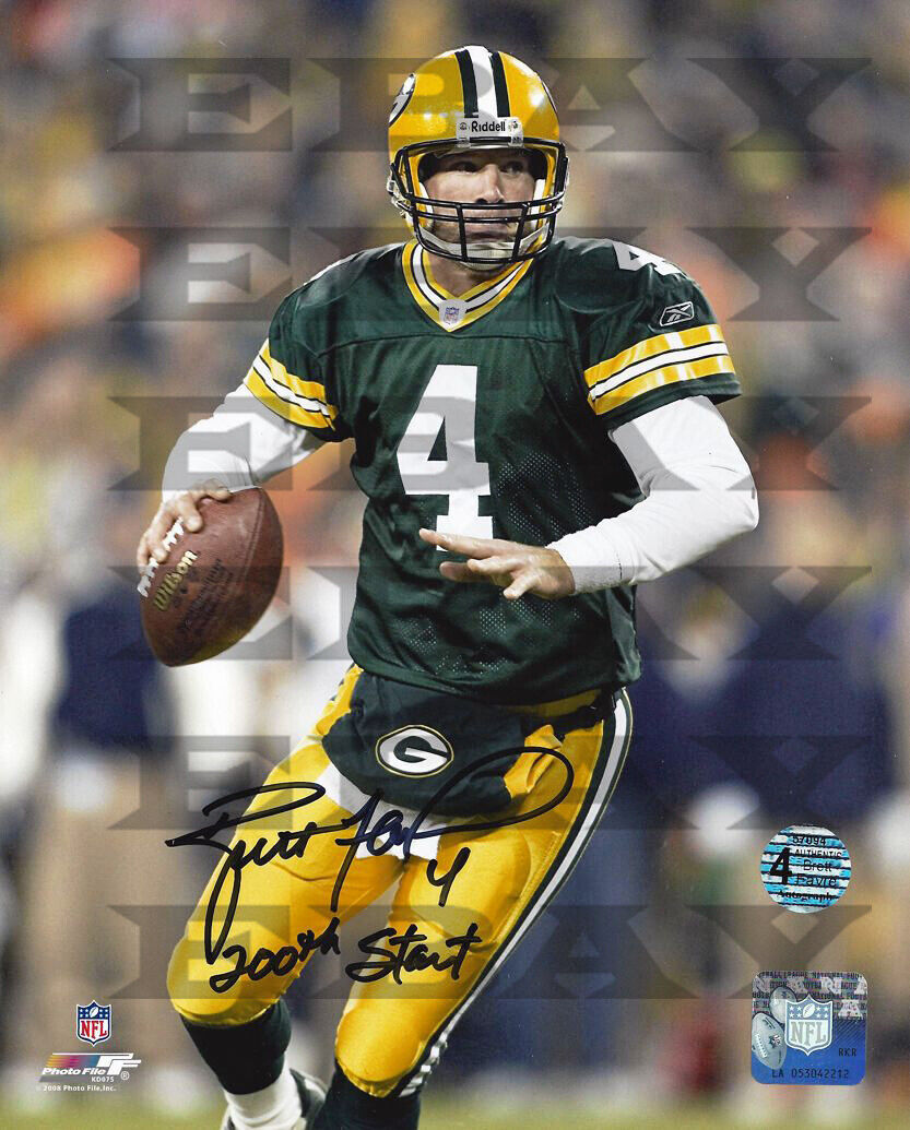 PACKERS Brett Favre Signed 8x10autographed Photo Poster painting Reprint