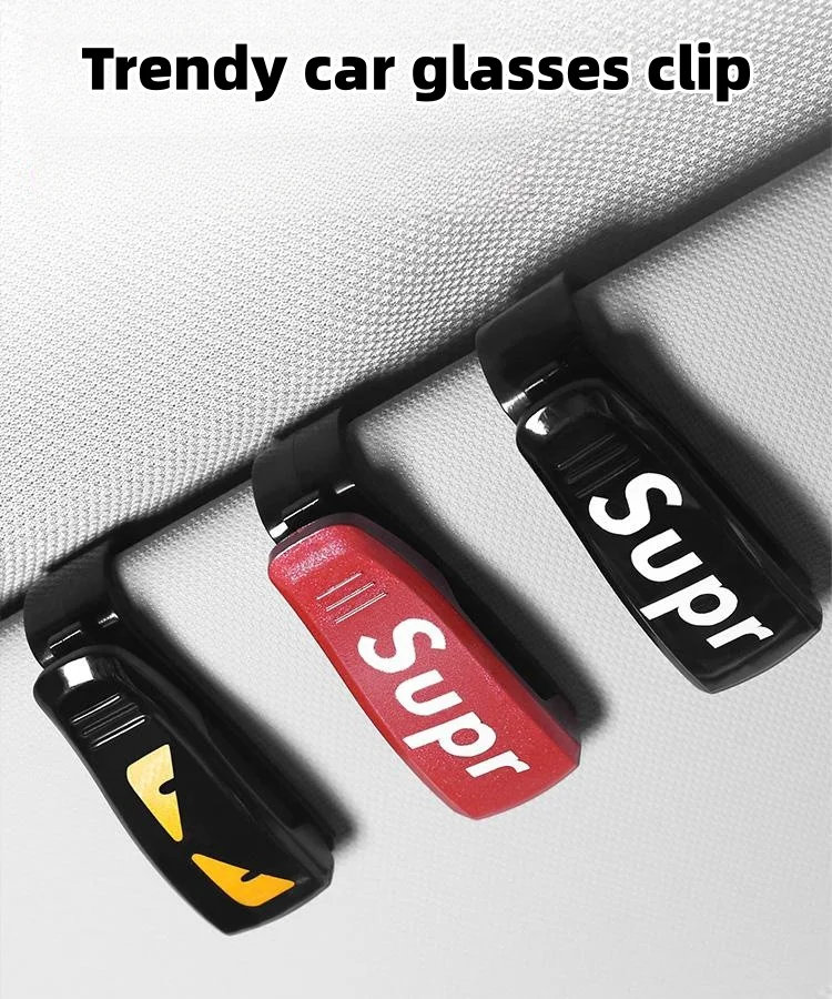 Fashionable and trendy car multifunctional glasses holder