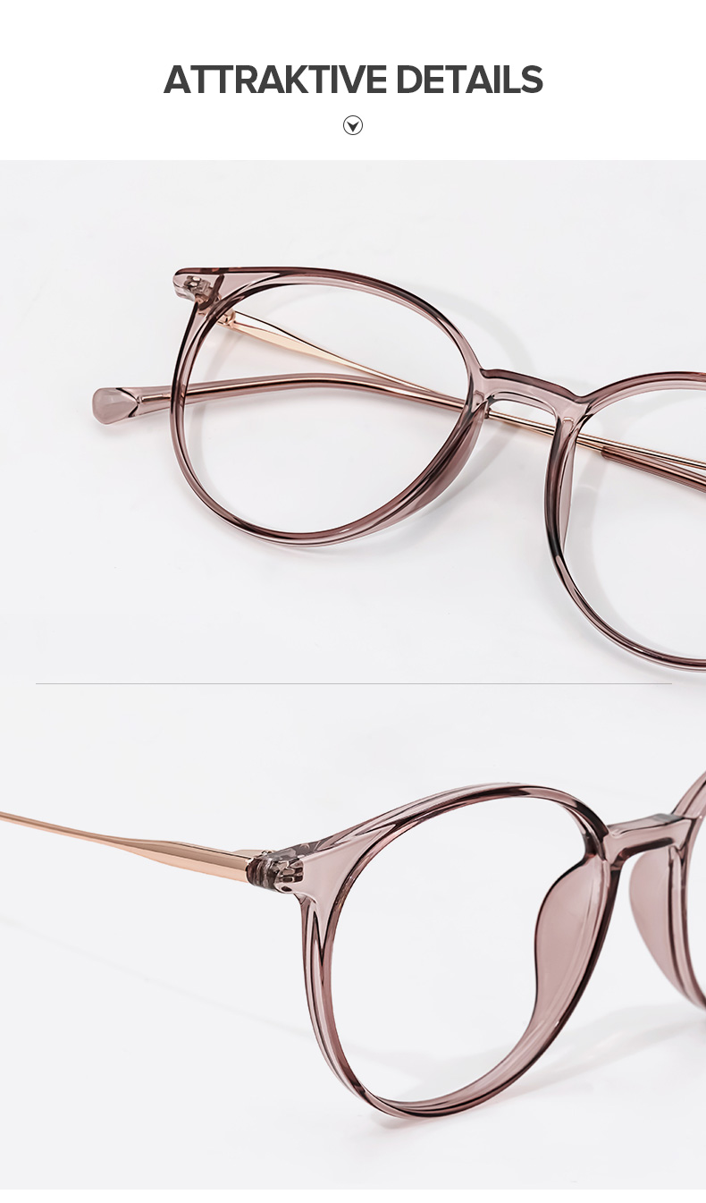 Ohnicio Lila Rund Brille