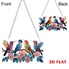 2D Flat DIY Hummingbird Diamond Art Pendant Diamond Painting Set Home Wall Decor