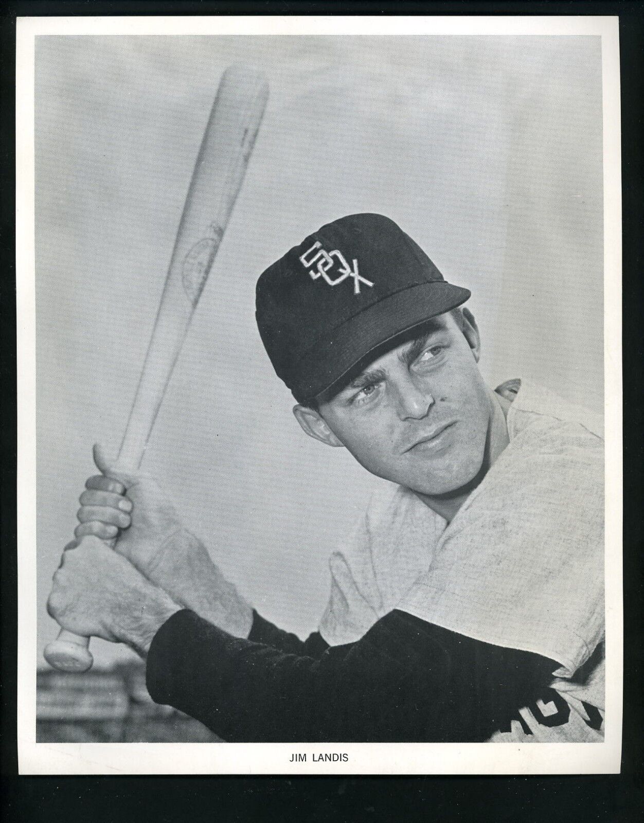 Jim Landis circa 1961 Premium Press Wire Photo Poster painting Chicago White Sox