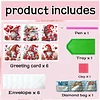 6PCS Diamond Painting Love Goblins Greeting Card Set with Envelopes for Adults Gifts