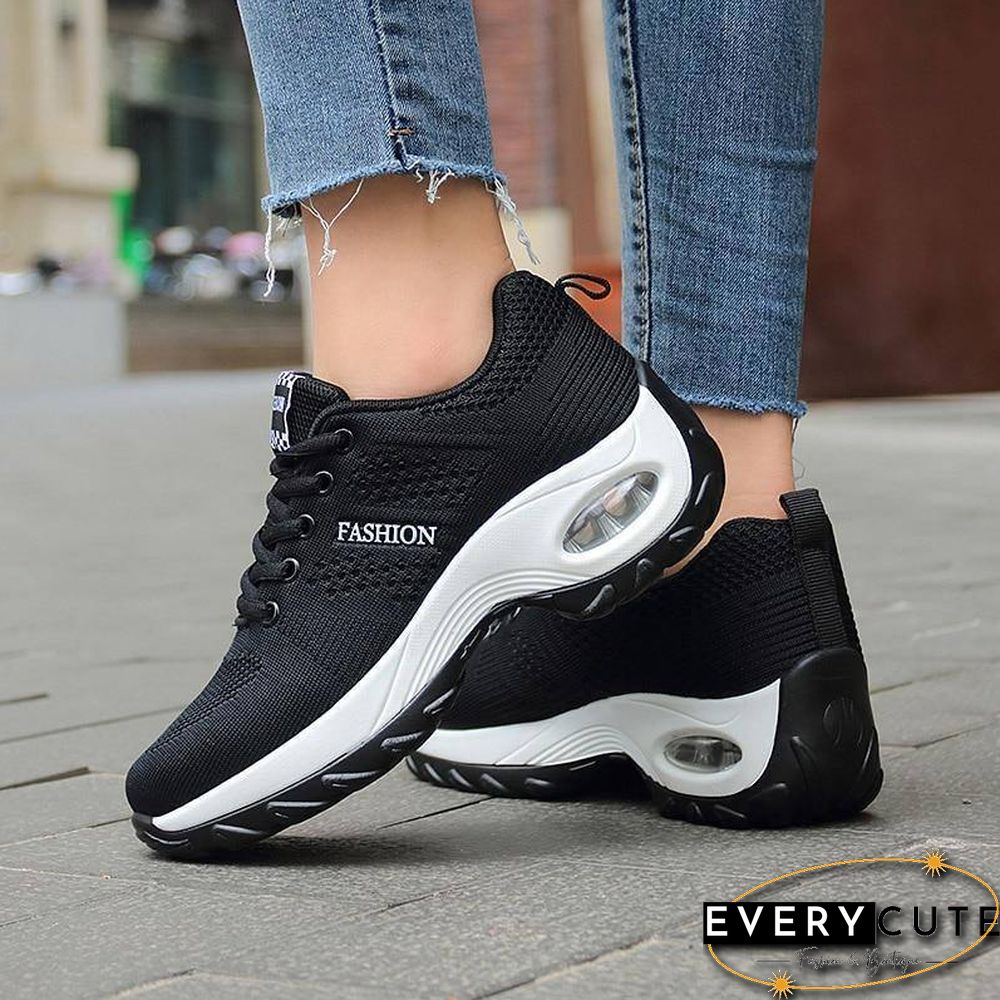 Women Platform Shoes Breathable Lightweight Sneakers For Cushion Woman Fashion Female