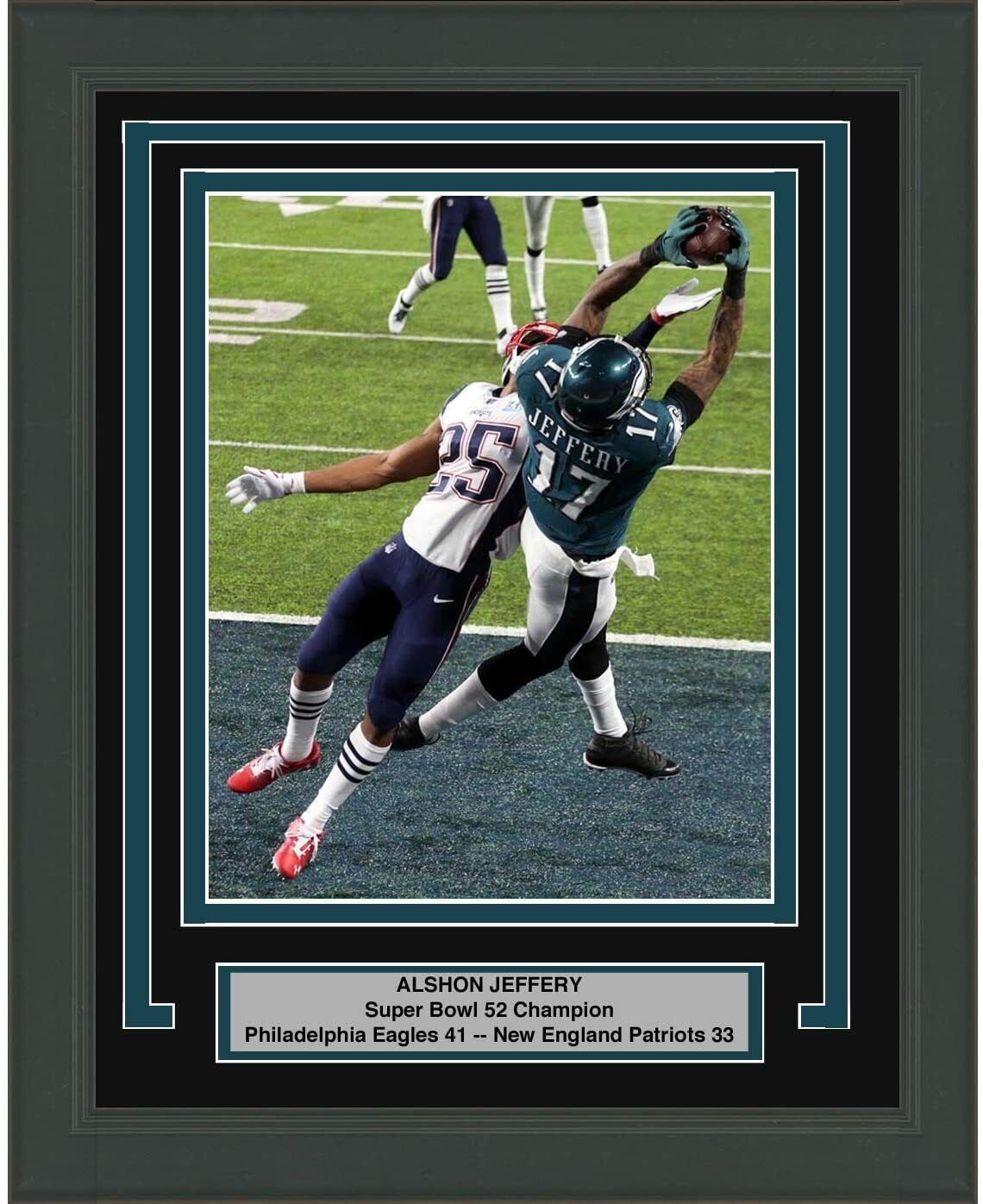 Framed Alshon Jeffery Philadelphia Eagles Super Bowl 52 Champions 8x10 Photo Poster painting