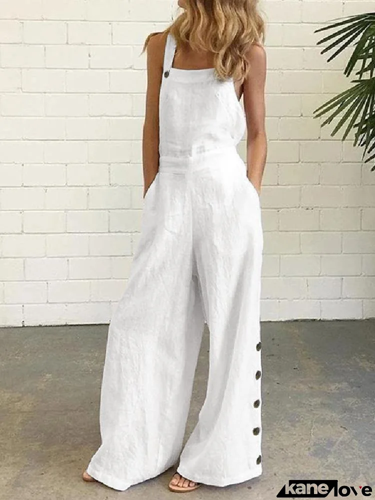 Stylish Women's Jumpsuit with Side Pockets - Perfect for Everyday Wear