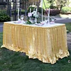 Shimmers Party Catering Table Cover 4/6/8/9/14ft Event Table Cloth 