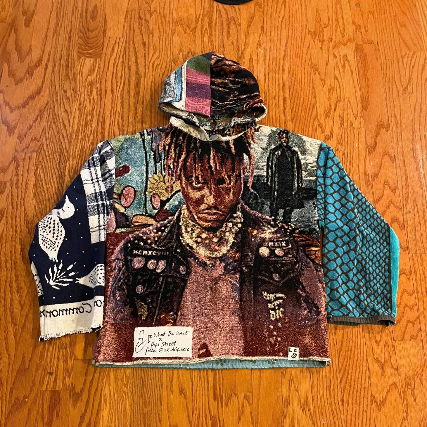 Casual Street Hip-Hop Rap Tapestry Hoodie