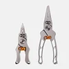 Steel fishing pliers set handle fishing gear recycling hook cut line split ring fishing tool
