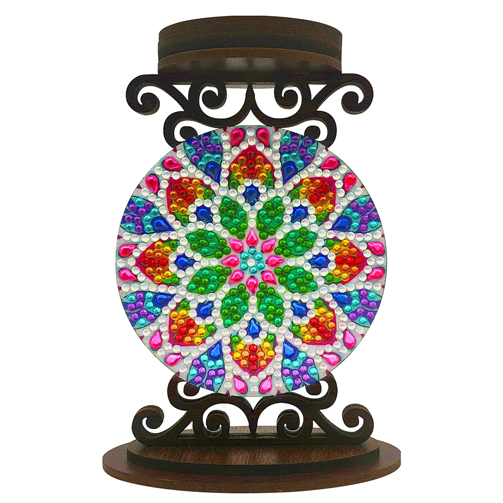 DIY Mandala Diamond Painting Candle Holder Ornaments Aromatherapy Candle Holder