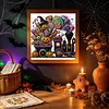Train DIY Partial Drill Rhinestone Diamond Painting Kit 30x30cm