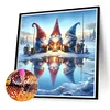 Diamond Painting-DIY Full Round Drill Fishing Gnome
