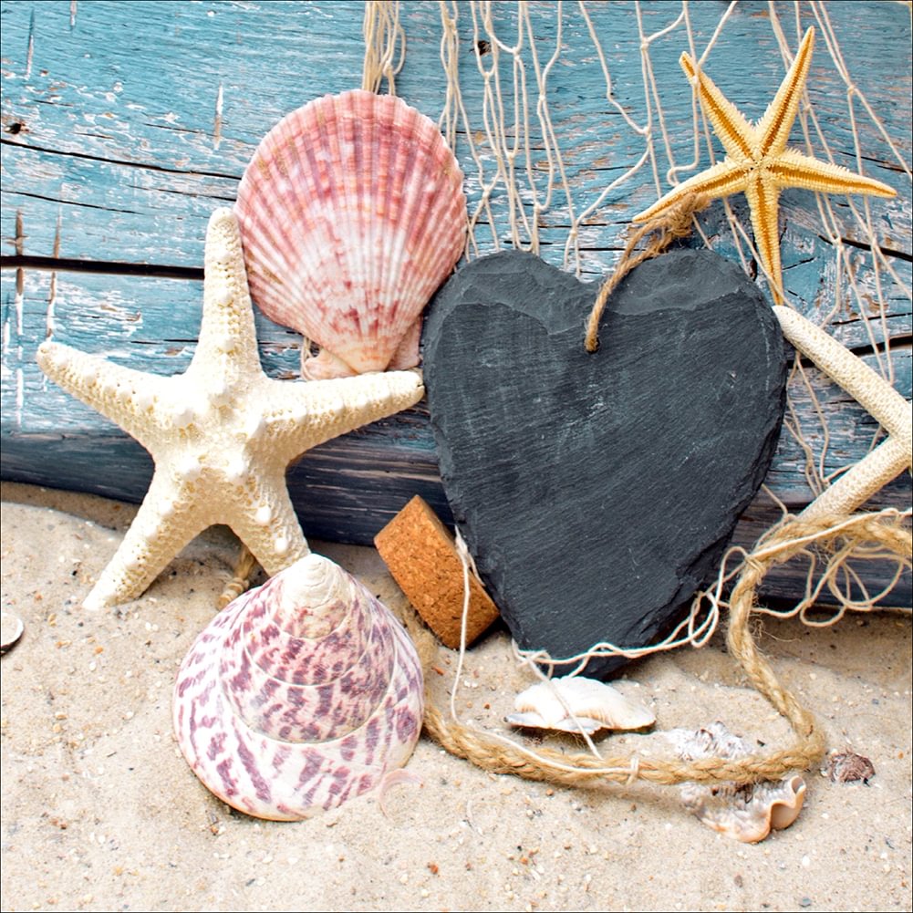 Diamond Painting - Full Round - Seashore Shells(30*30cm)