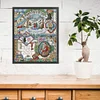 Four Seasons Winter-14CT Stamped Cross Stitch 40*51cm/15.75*20.08in